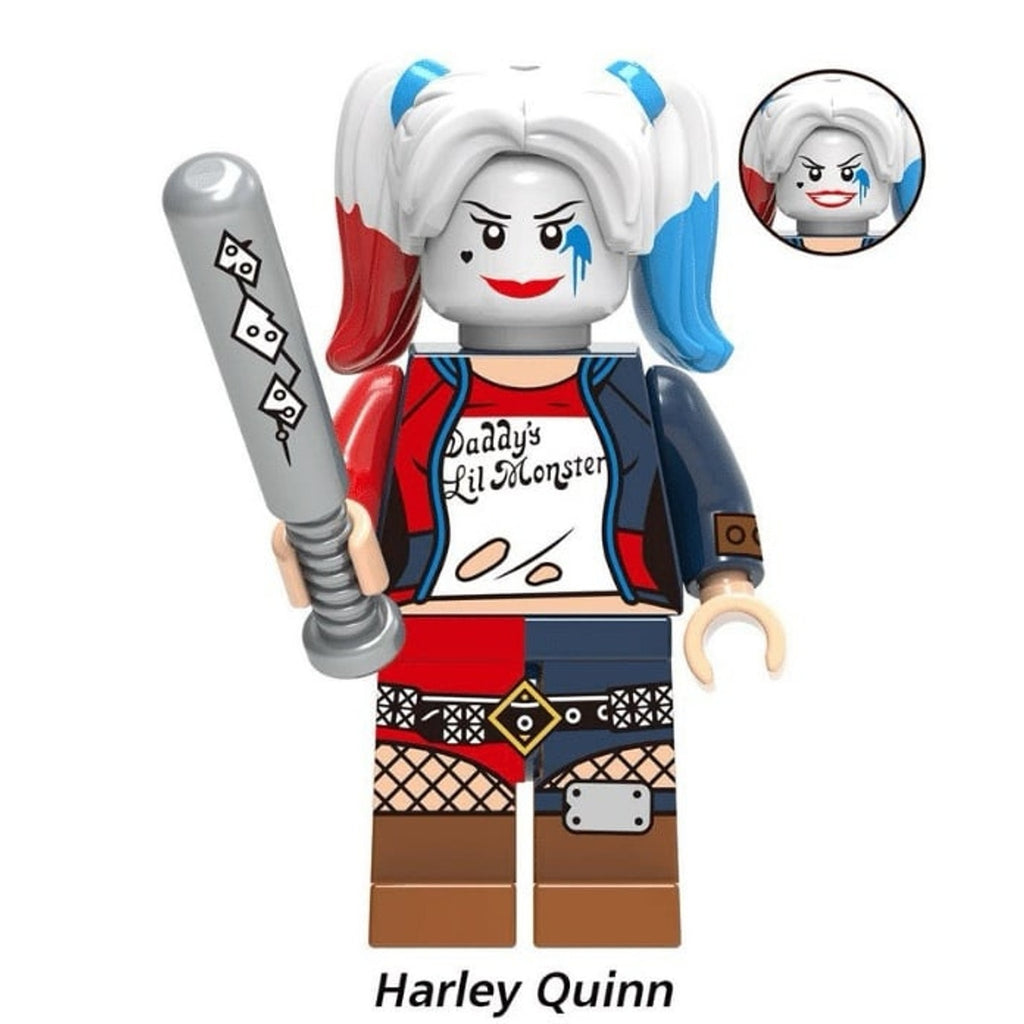 Harley Quinn Minifigure - Suicide Squad Daddy’s Lil Monster - Custom Detective Collection Minifig