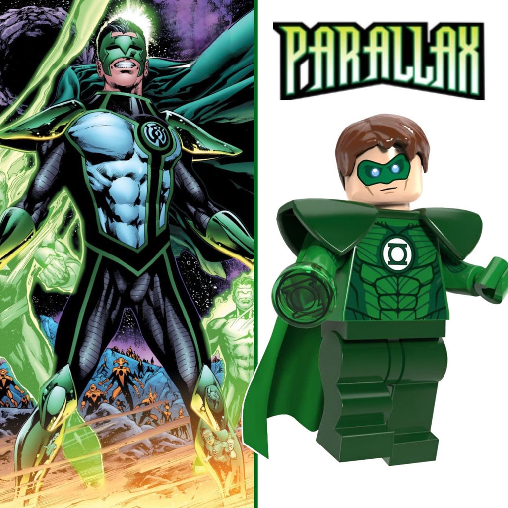 Green Lantern Parallax Minifigure - Hal Jordan | Lego Compatible | Custom Detective Collection