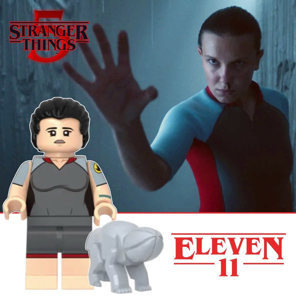 Eleven Minifigure - El | Millie Bobby Brown | Hawkins Residents | Custom Minifig