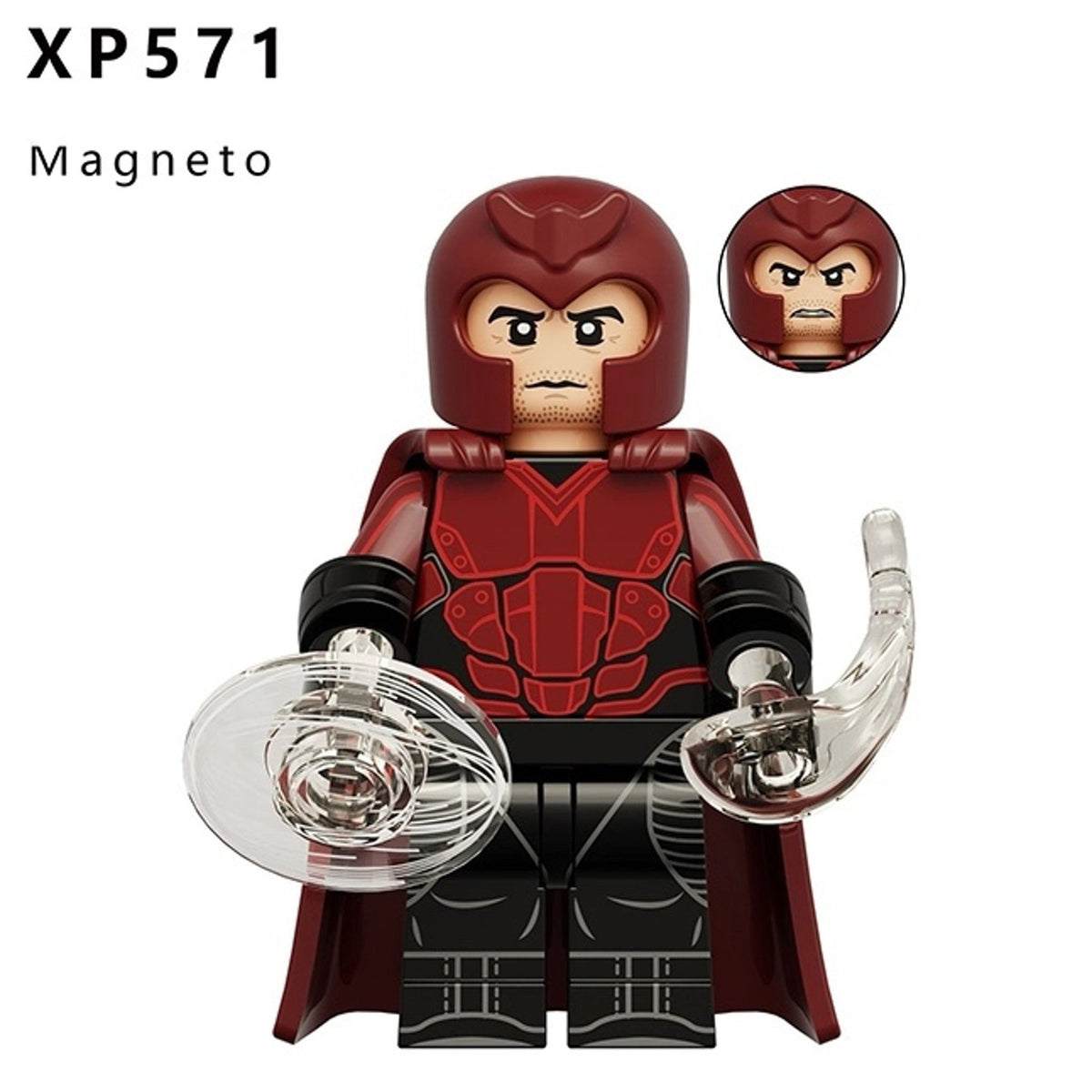 Magneto Minifigure - Erik Lehnsherr X-men Apocalypse - Custom Marvel Minifig