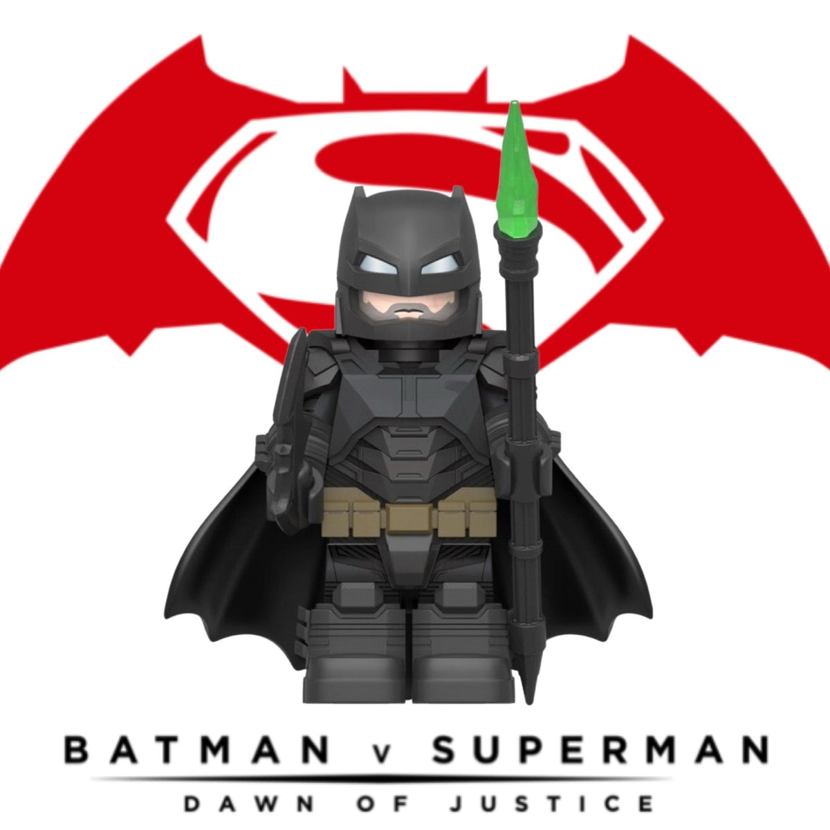 Armored Batman Minifigure - Batman v Superman Dawn of Justice | DCEU | Affleck