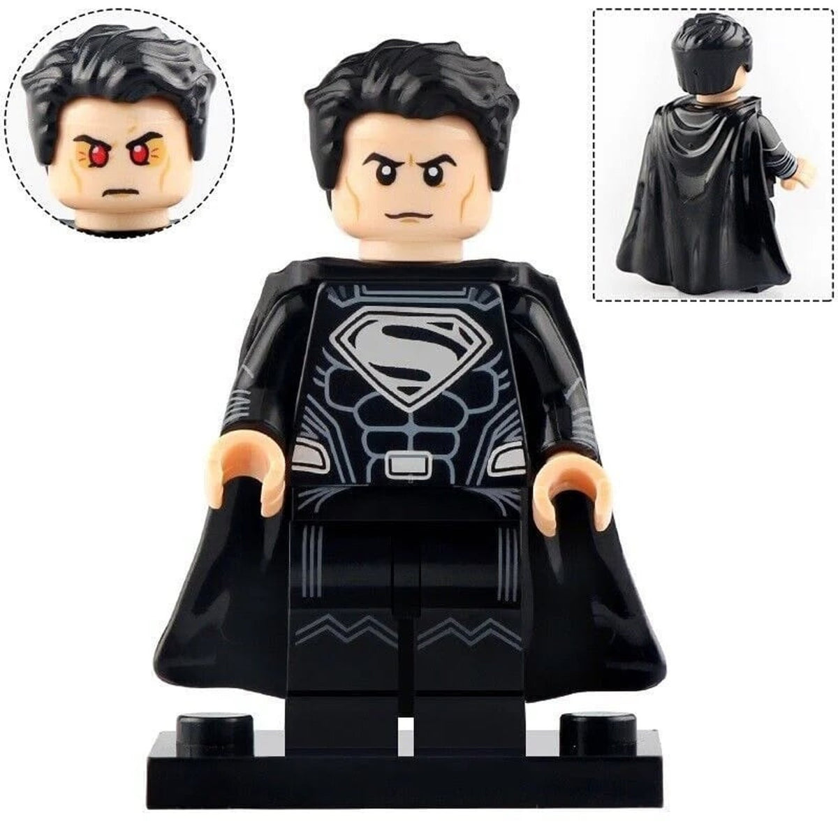 Henry Cavill Superman Minifigures - Original & Black Suit | Snyderverse | DCEU