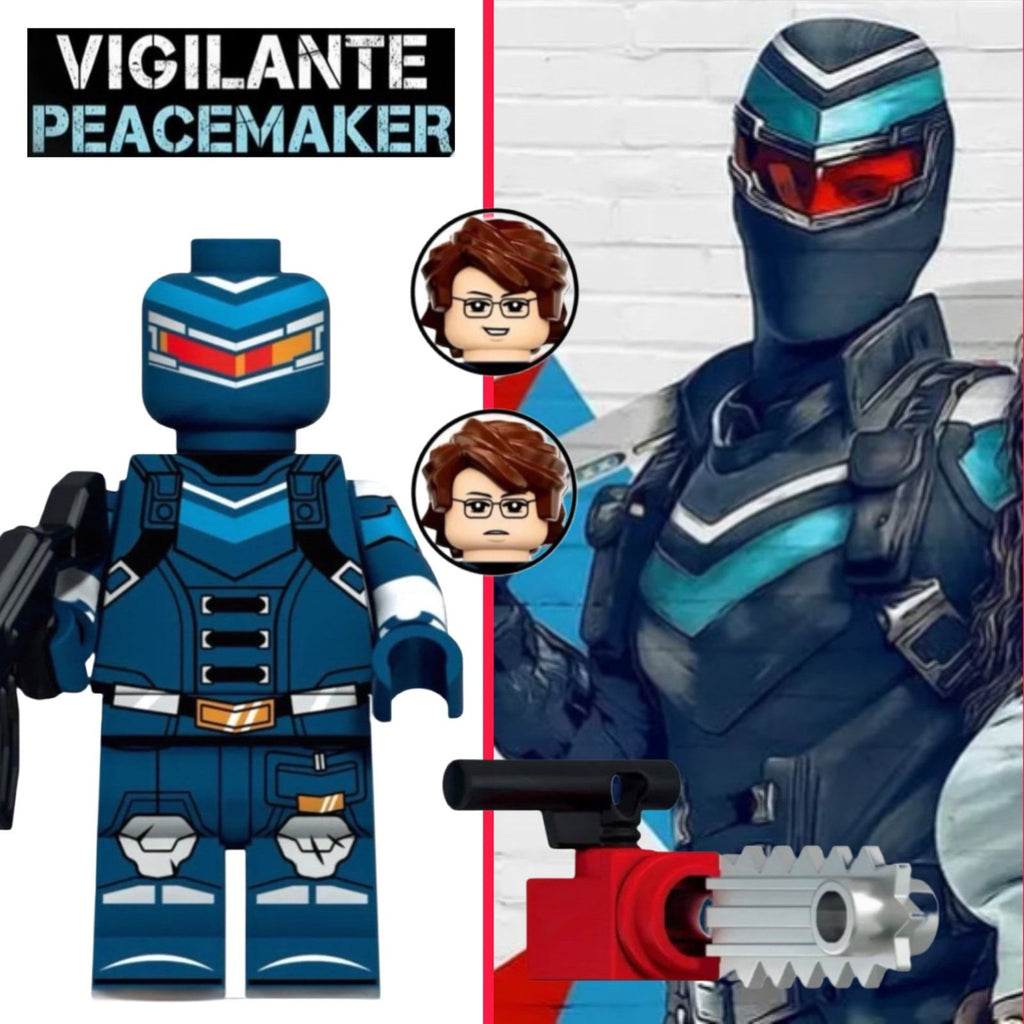 Vigilante Minifigure - Adrian Chase - Detective Collection PEACEMAKER Custom Superhero Minifig