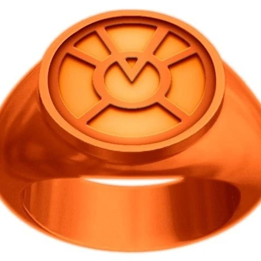 Orange Lantern Lex Luthor Minifigure - Lego Compatible - Custom Detective Collection Minifig