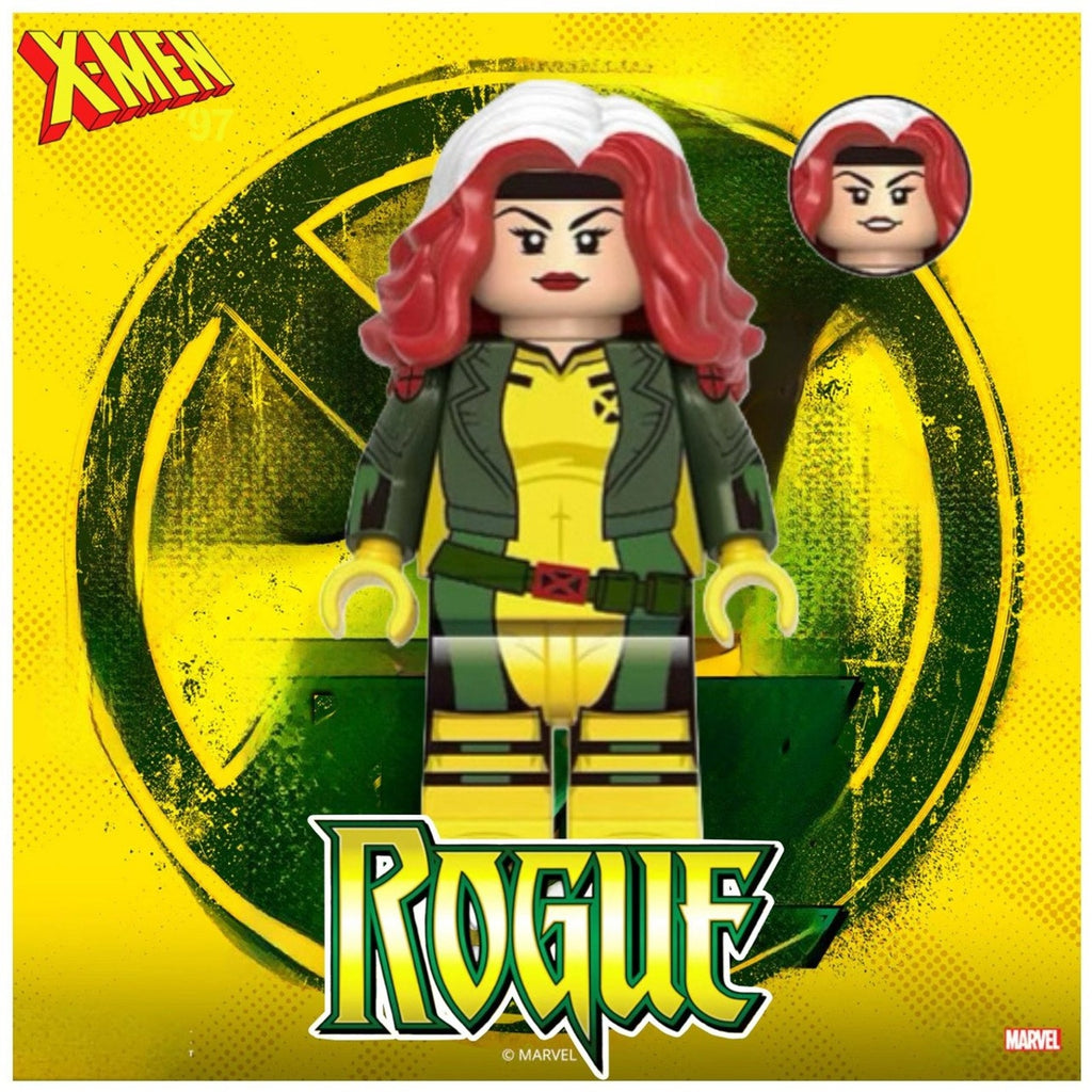 Rogue Minifigure - X-men ‘97 | - Anna Marie LeBeau - Custom Marvel Minifig