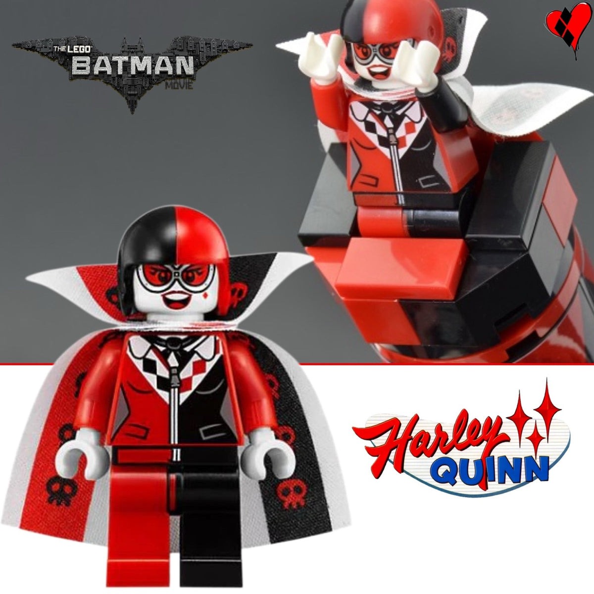 Harley Quinn Cannonball Suit Minifigure - Joker | LEGO Batman Movie | Custom Detective Collection