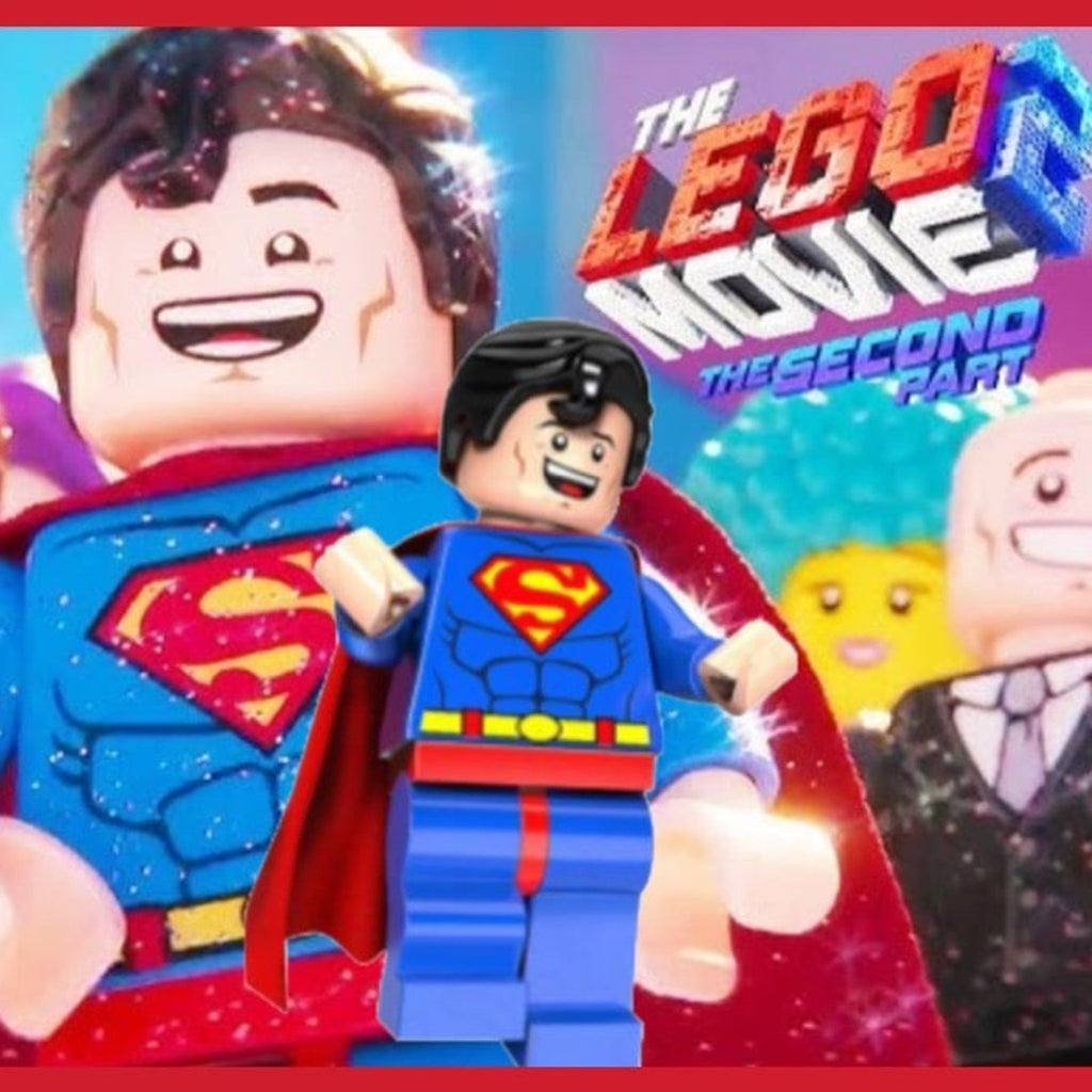 Superman - LEGO Movie - Minifigure - Superman Detective Collection Justice League Custom Minifig