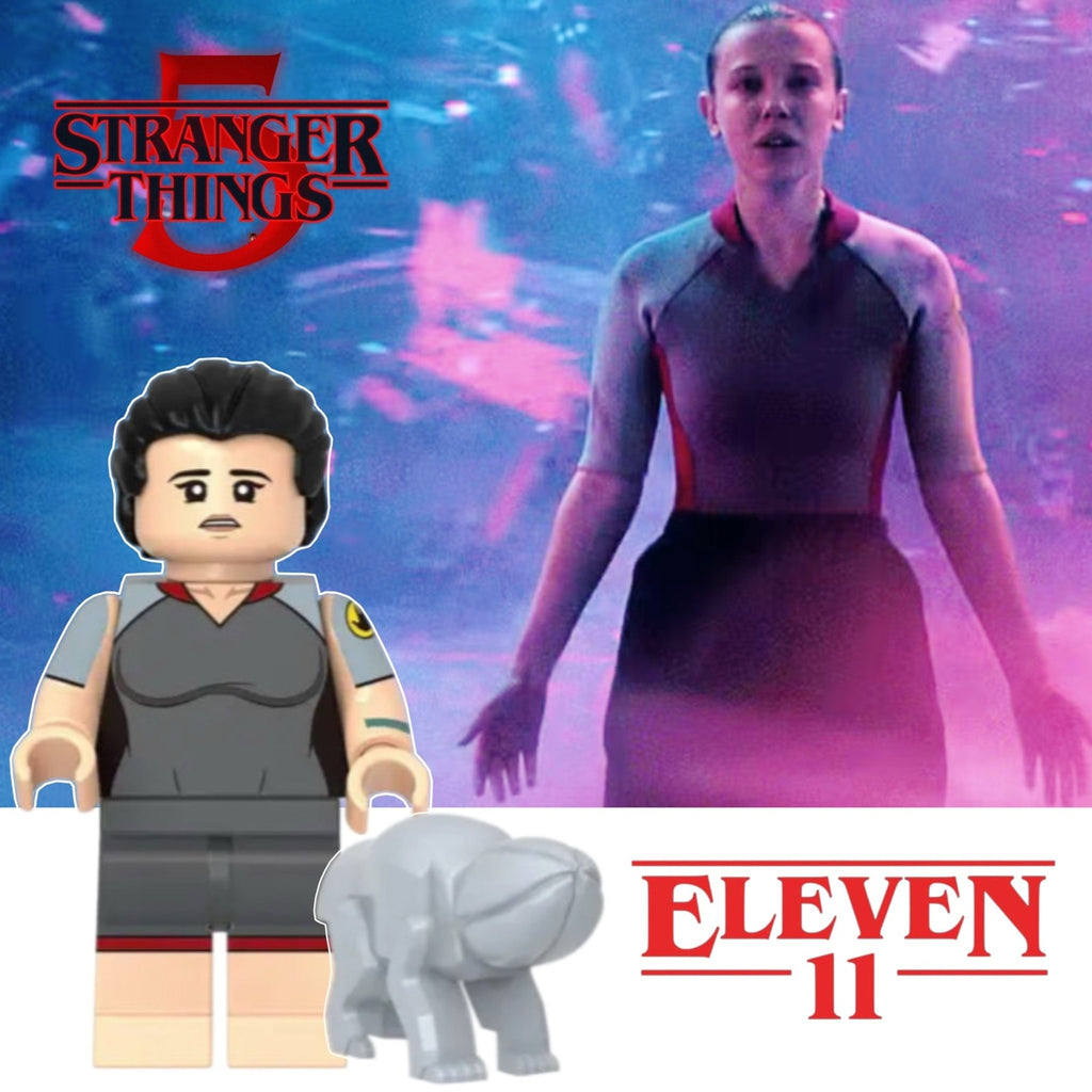 Eleven Minifigure - El | Millie Bobby Brown | Hawkins Residents | Custom Minifig