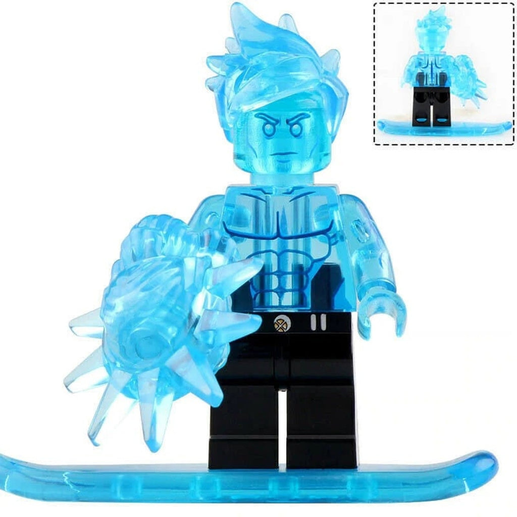 Iceman Minifigure - Bobby Drake | X-Men - Custom Marvel Minifig