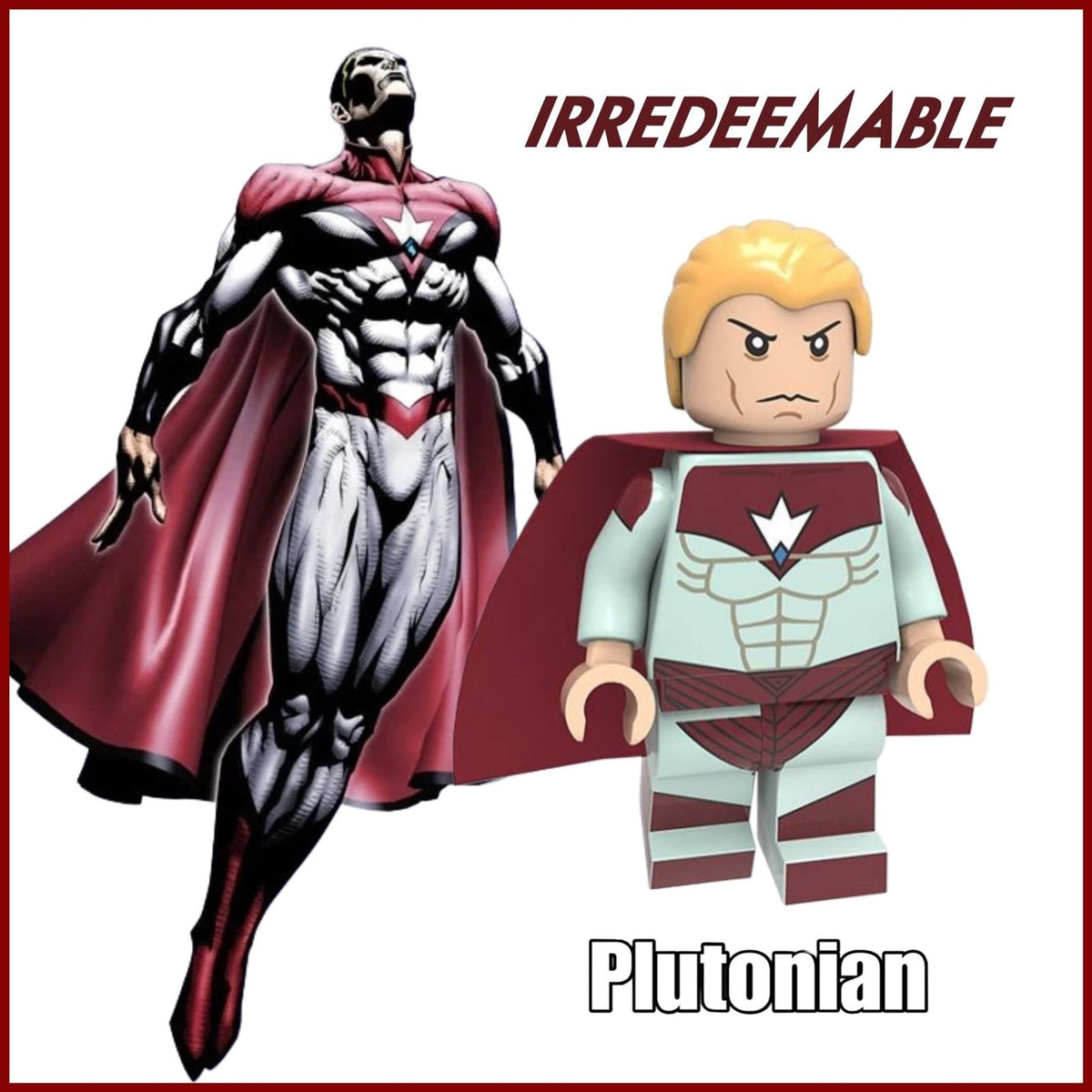 Plutonian Minifigure - Irredeemable - Custom Detective Collection Minifig