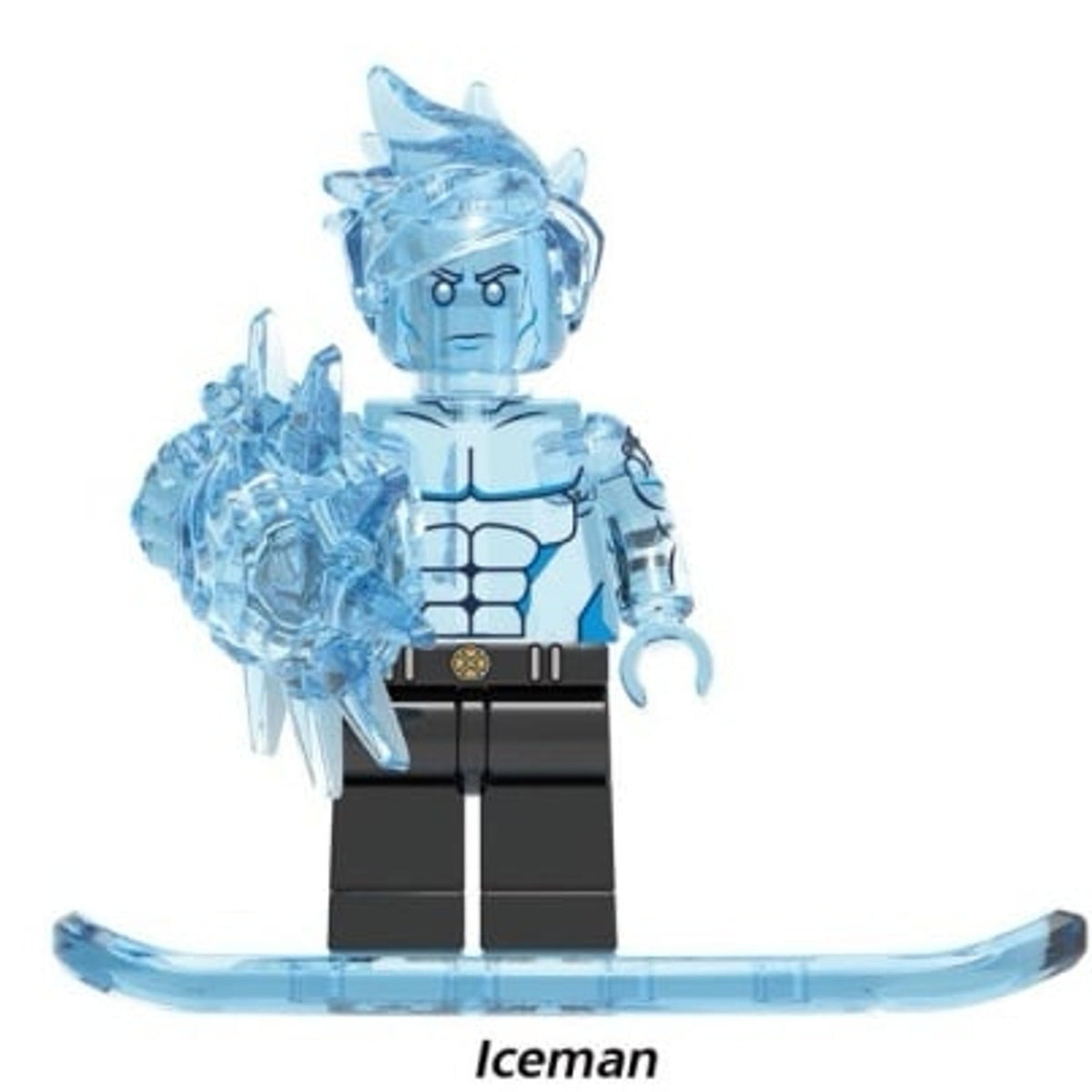 Iceman Minifigure - Bobby Drake | X-Men - Custom Marvel Minifig