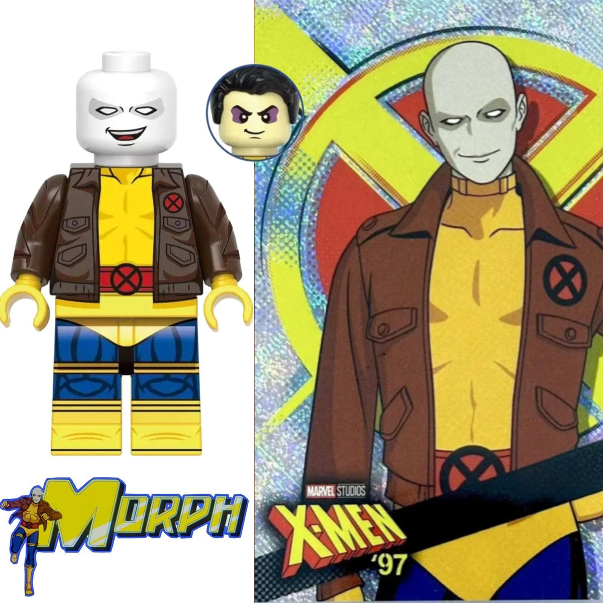 Morph Minifigure - X-men ‘97 | Thomas Halloway - Custom Marvel Minifig