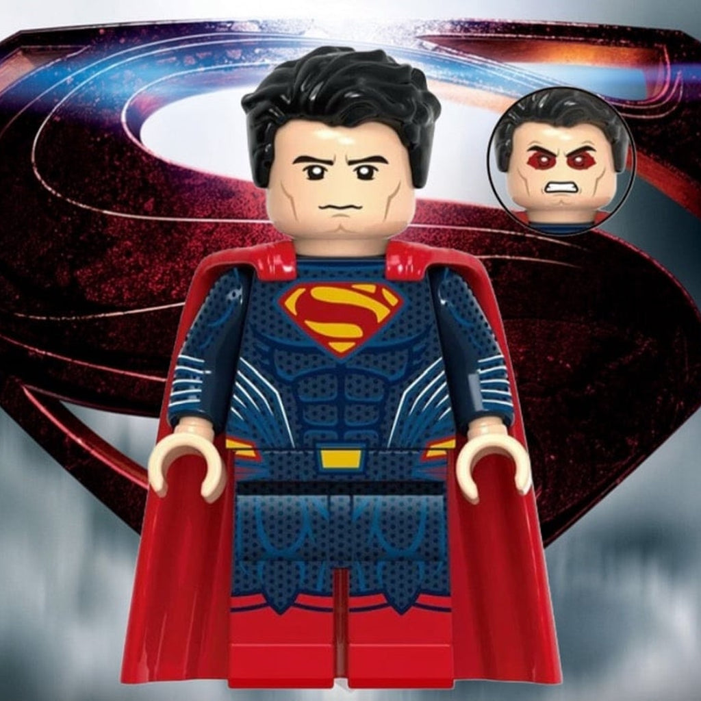 Henry Cavill Superman Minifigures - Original & Black Suit | Snyderverse | DCEU