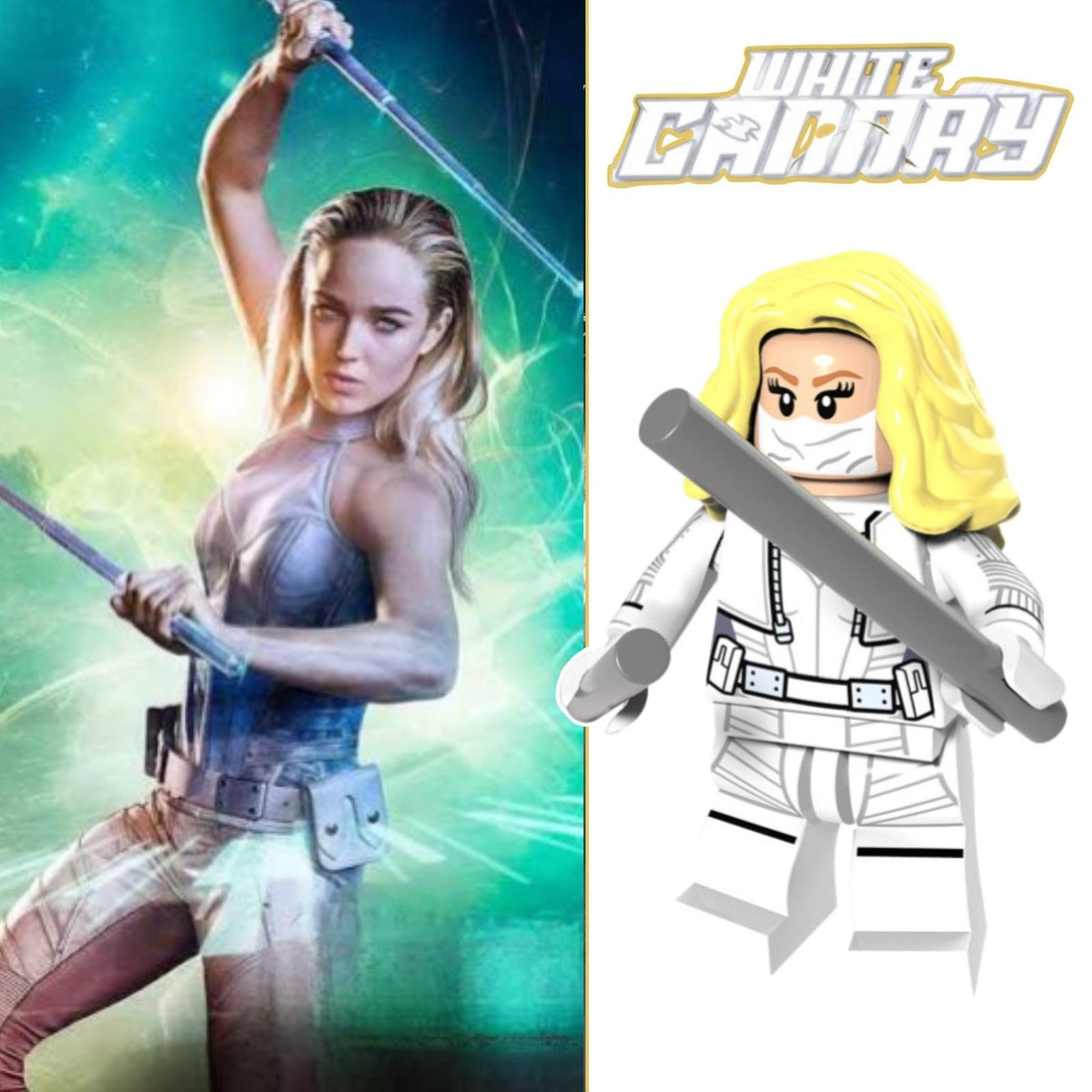 White Canary Minifigure - Sara Lance | Arrowverse | Detective Collection Legends of Tomorrow
