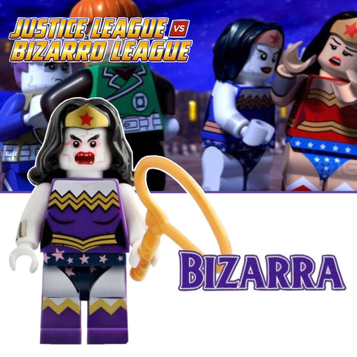 Bizarra Wonder Woman Minifigure - Justice League v Bizarro League - Detective Collection Minifig