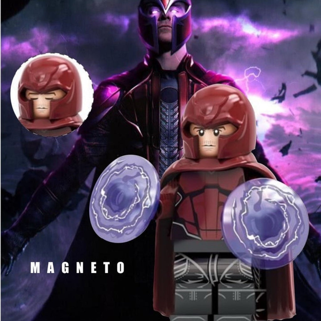 Magneto Minifigure - Erik Lehnsherr X-men Apocalypse - Custom Marvel Minifig