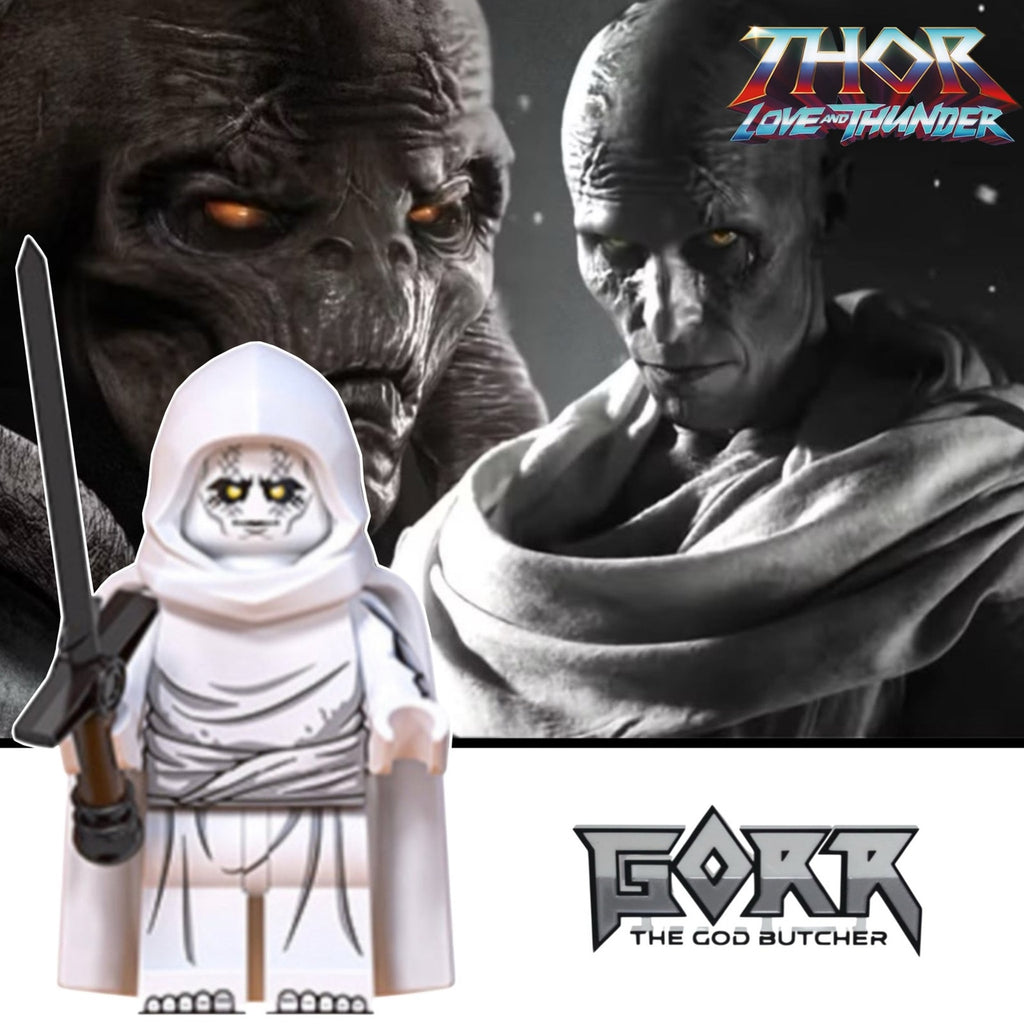 Gorr the God Butcher Minifigure - Thor Love & Thunder - Custom Marvel Minifig