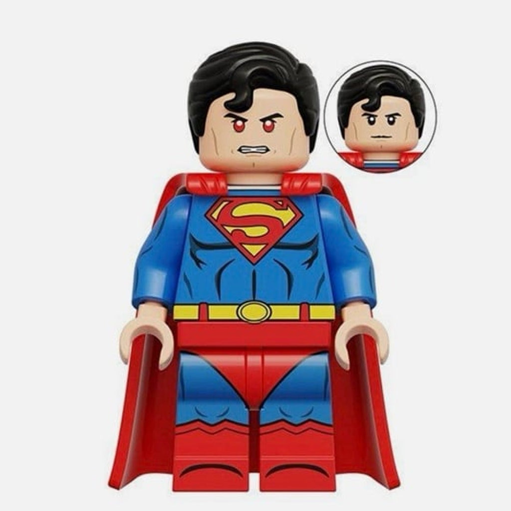 NEW - Justice League Minifigures BUNDLE - 8 Pack of Custom Detective Collection Superhero Minifigs