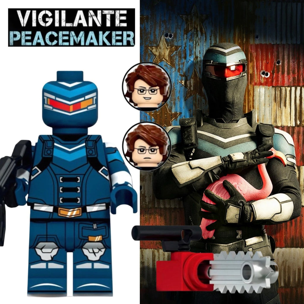 Vigilante Minifigure - Adrian Chase - Detective Collection PEACEMAKER Custom Superhero Minifig
