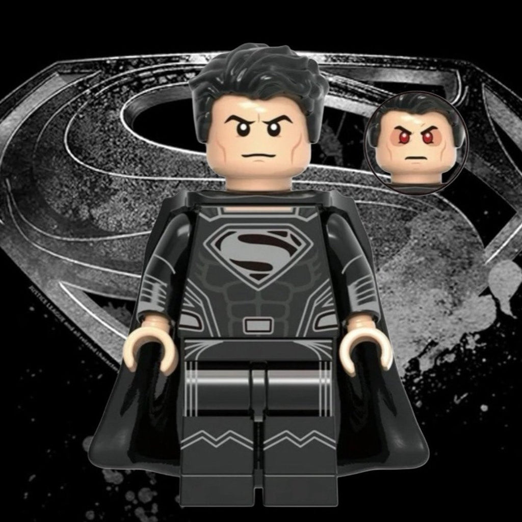 Henry Cavill Superman Minifigures - Original & Black Suit | Snyderverse | DCEU
