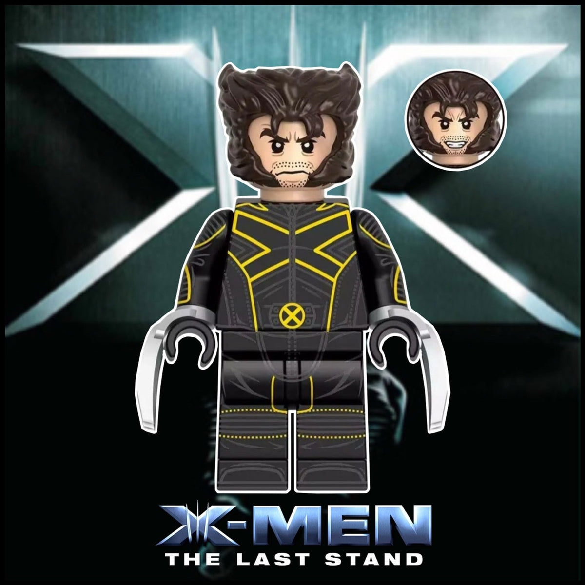 Wolverine Minifigure - Fox X-men | The Last Stand | Hugh Jackman-Marvel Minifig