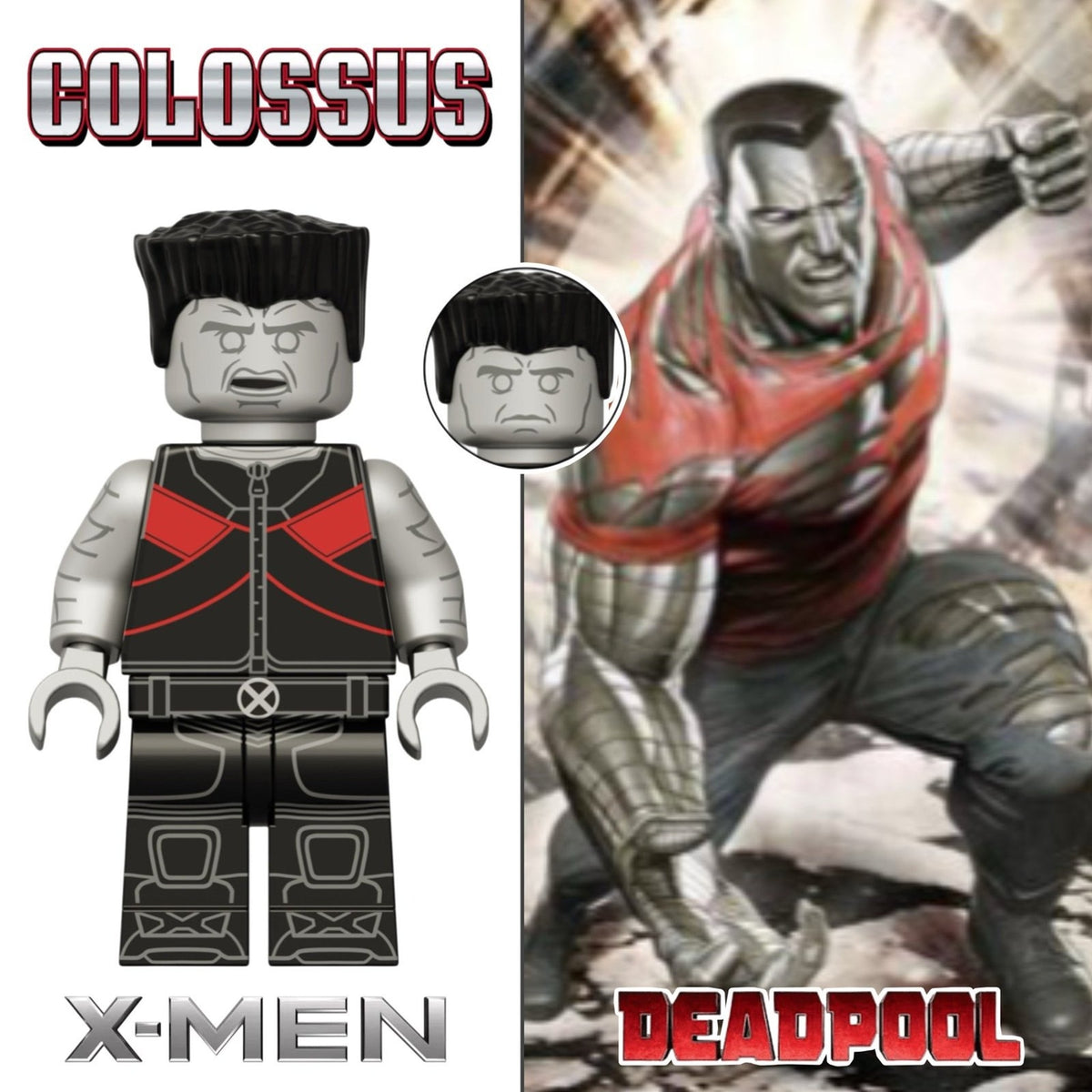 Colossus BigFig - Piotr Nikolaievitch Rasputin | Deadpool | X-men Custom Minifig
