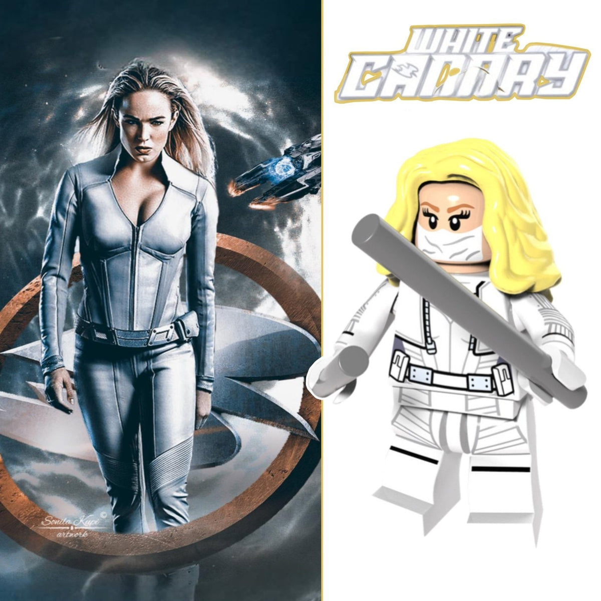 White Canary Minifigure - Sara Lance | Arrowverse | Detective Collection Legends of Tomorrow