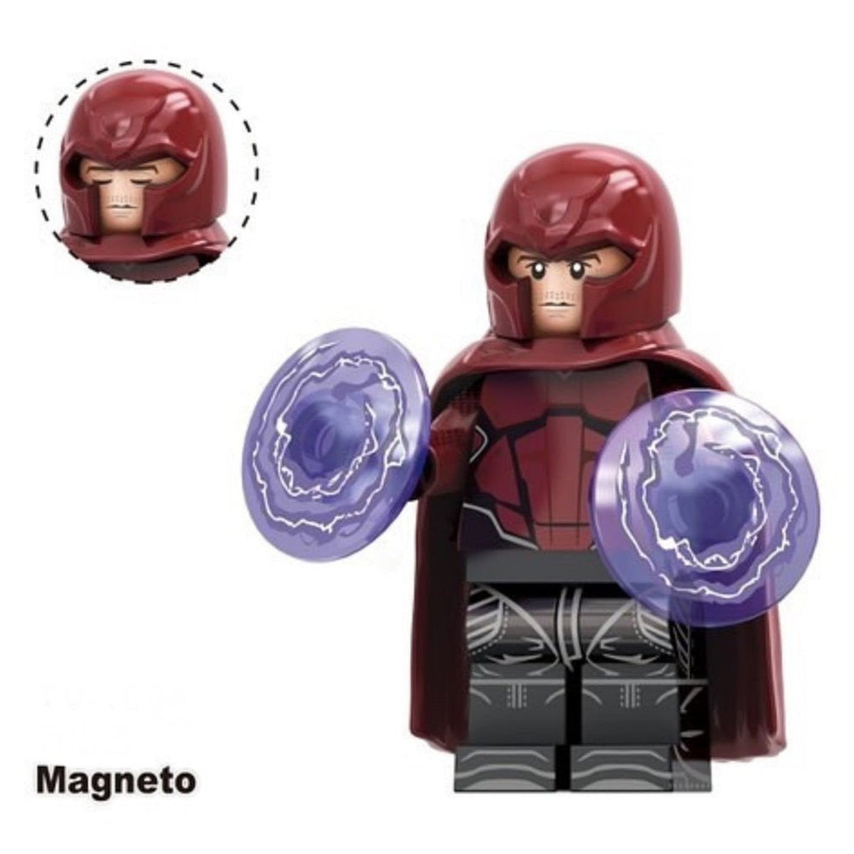 Magneto Minifigure - Erik Lehnsherr X-men Apocalypse - Custom Marvel Minifig