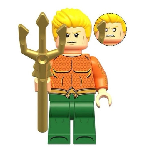Aquaman Minifigure - Arthur Curry | Justice League | Detective Collection Comics | Custom Minifig