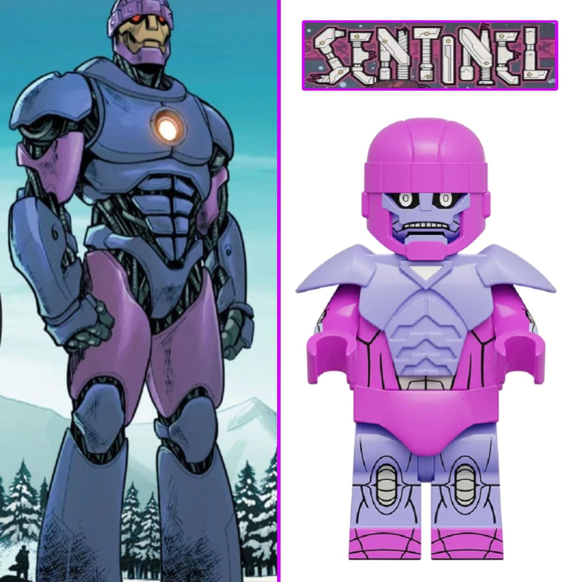 Sentinel BigFig Minifigure - X-men ‘97 - Custom Marvel Minifig