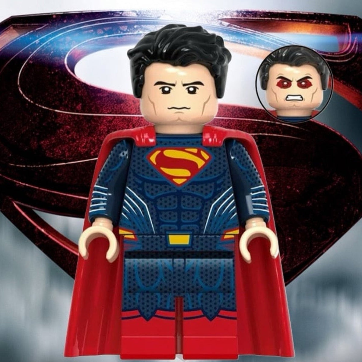 Snyderverse/Henry Cavill Superman Minifigure - Custom Detective Collection Justice League Minifig