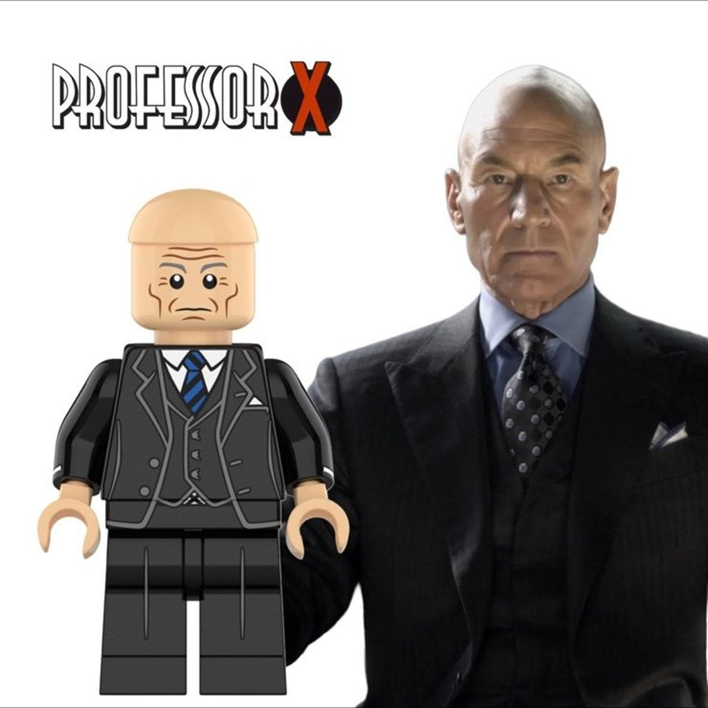 Professor X & Magneto Minifigures - Fox X-men Trilogy - Custom Marvel Minfigs
