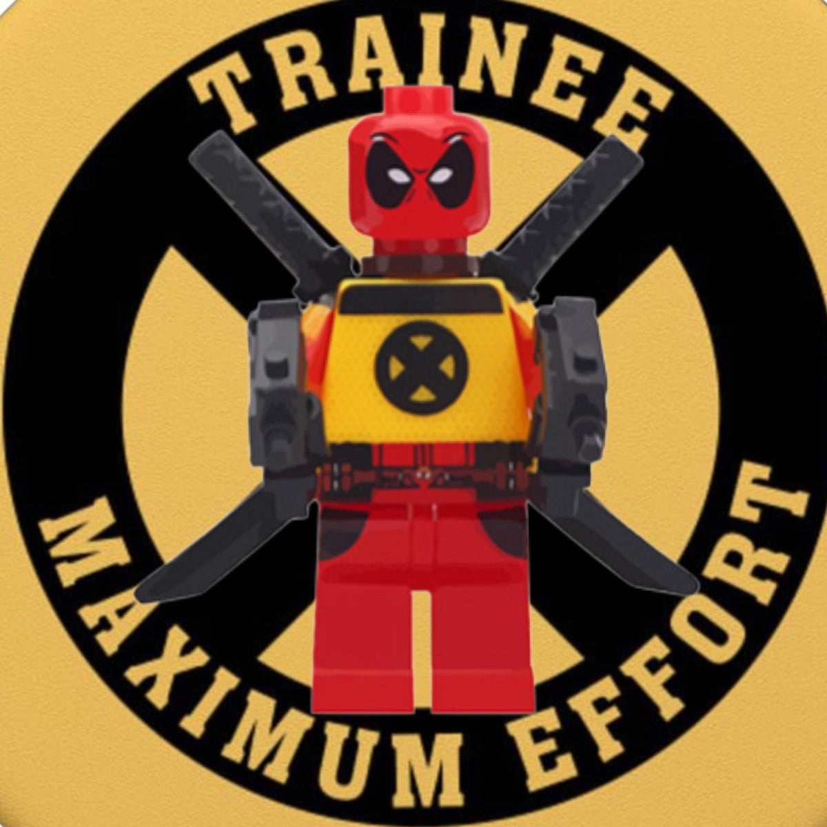 Deadpool Trainee Minifigure - X-men Trainee | Wade Wilson - Marvel Minifig