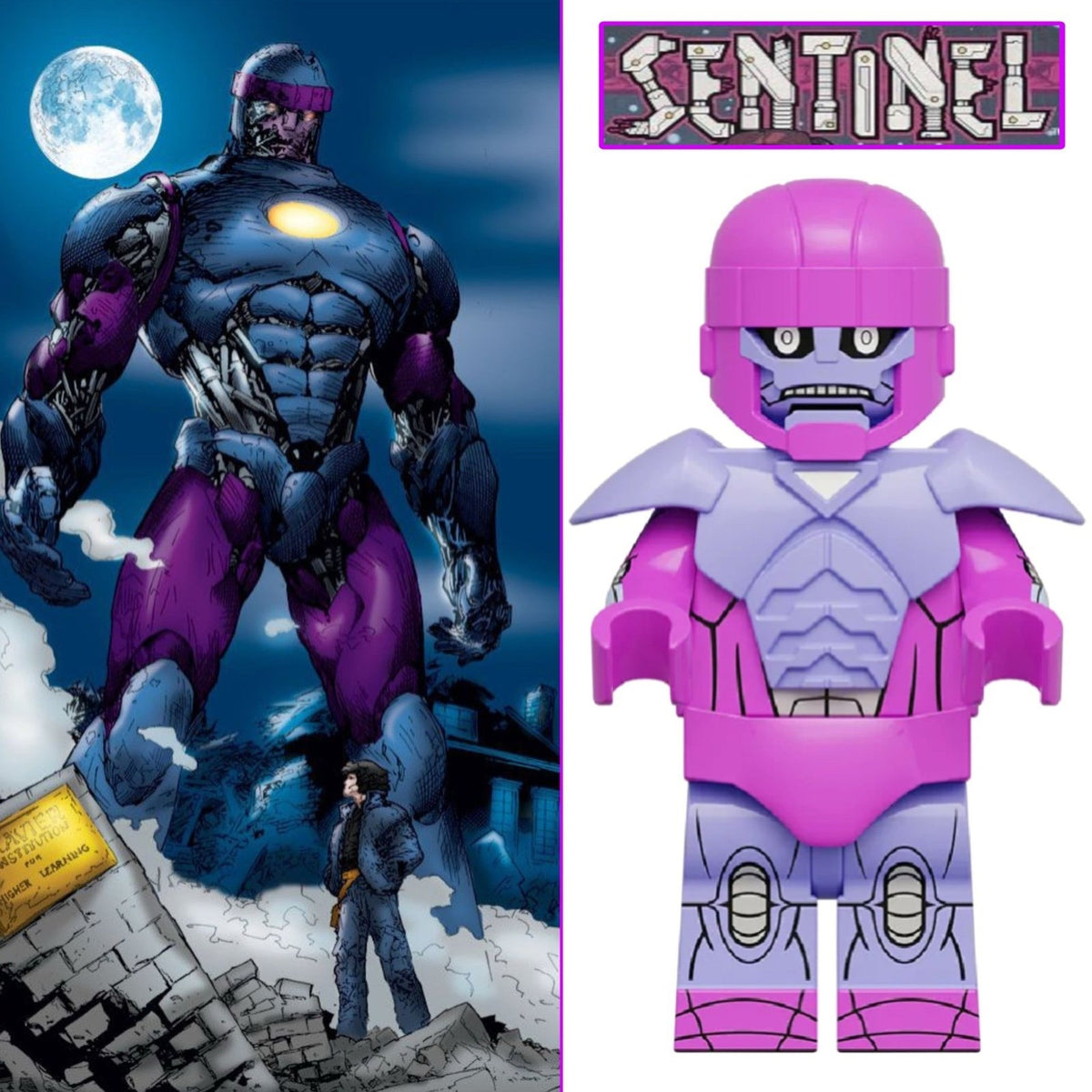 Sentinel BigFig Minifigure - X-men ‘97 - Custom Marvel Minifig