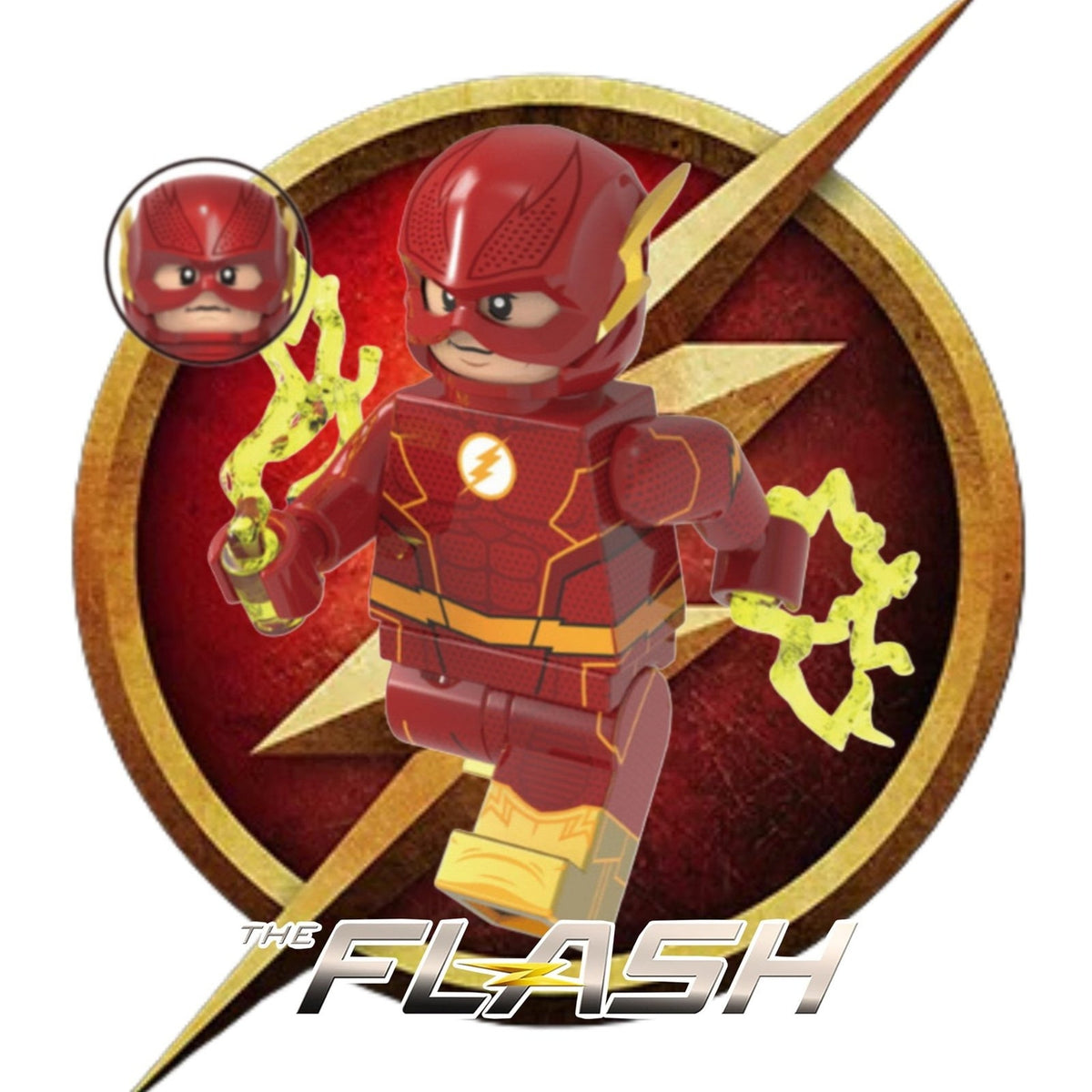 The Flash (CW) Minifigure - Arrowverse | Barry Allen | Grant Gustin - Detective Collection Minifig
