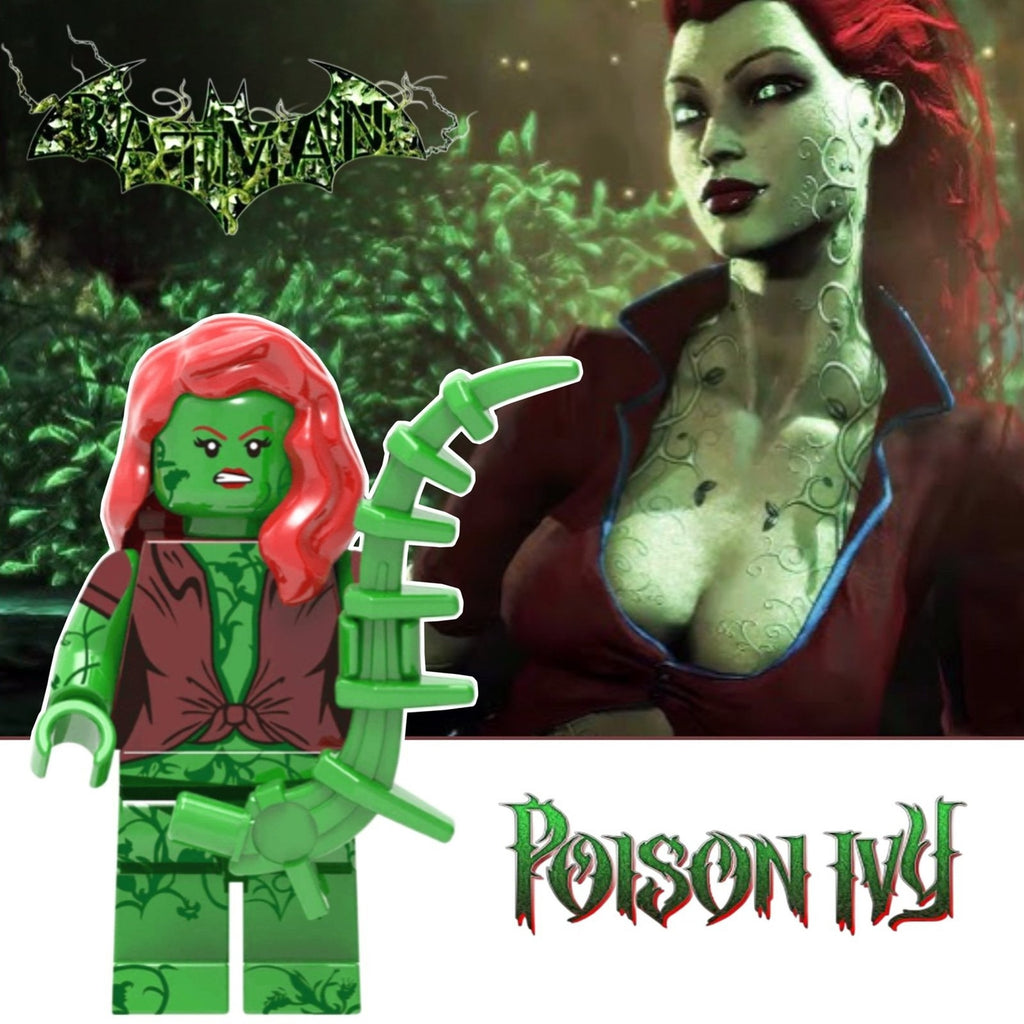 Poison Ivy Minifigure - Arkham Asylum | Pamela Isley | Detective Collection | Batman | Custom