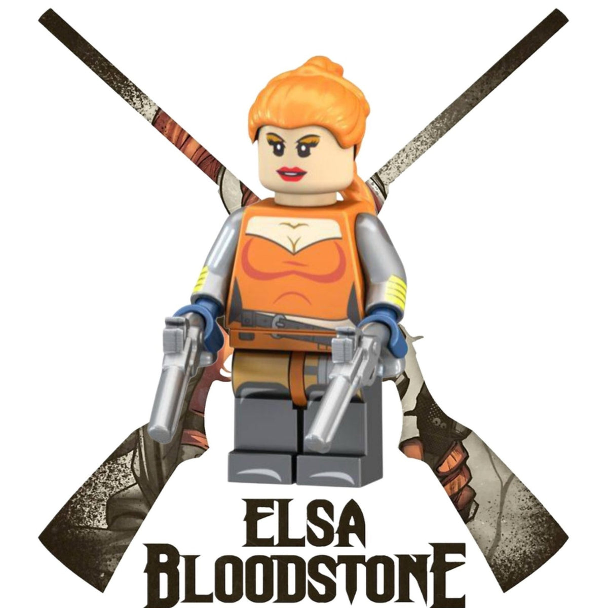 Elsa Bloodstone Minifigure - Midnight Sons - Custom Marvel Minifig