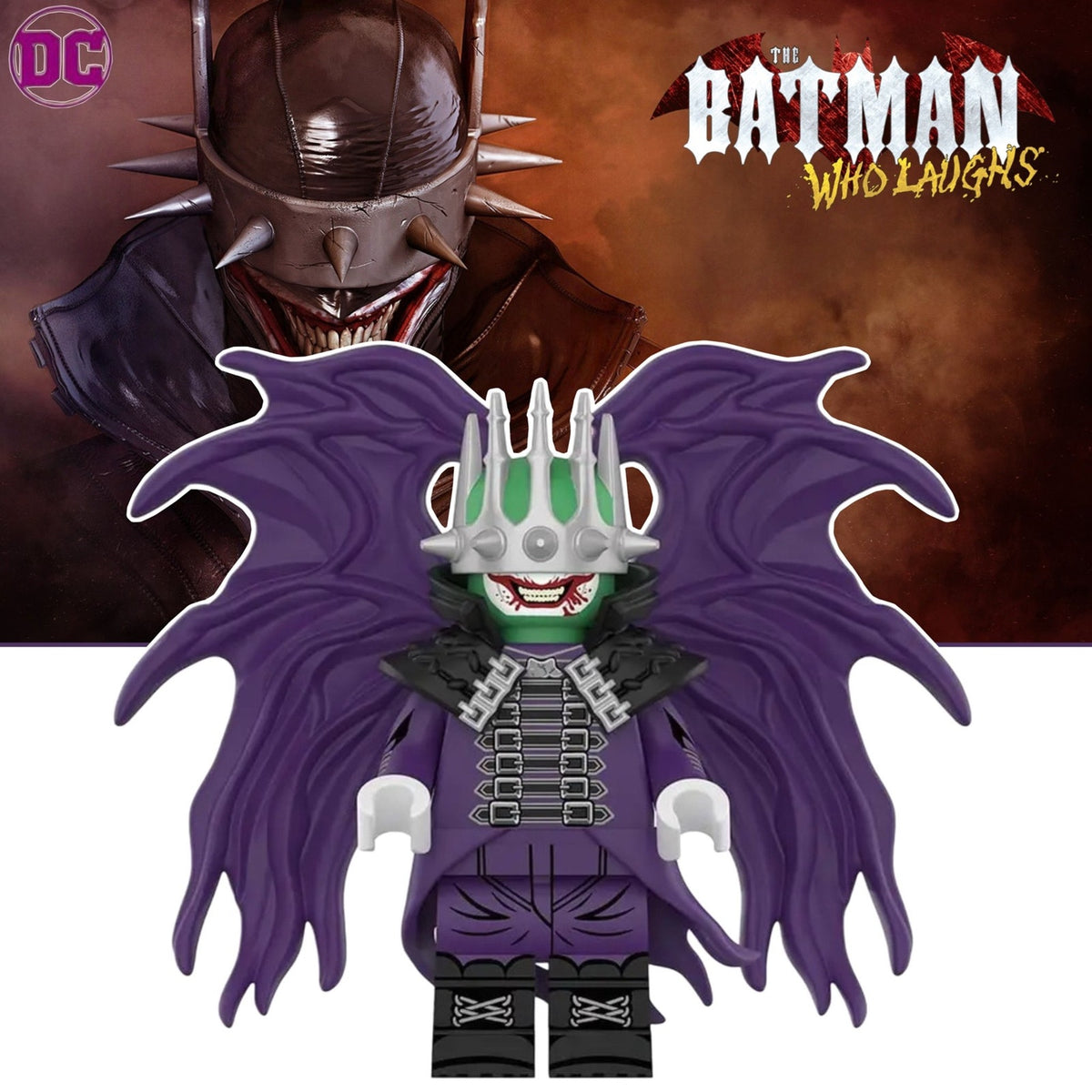 The Batman Who Laughs Minifigure - Earth-22 | Detective Collection Multiverse - Custom Minifig