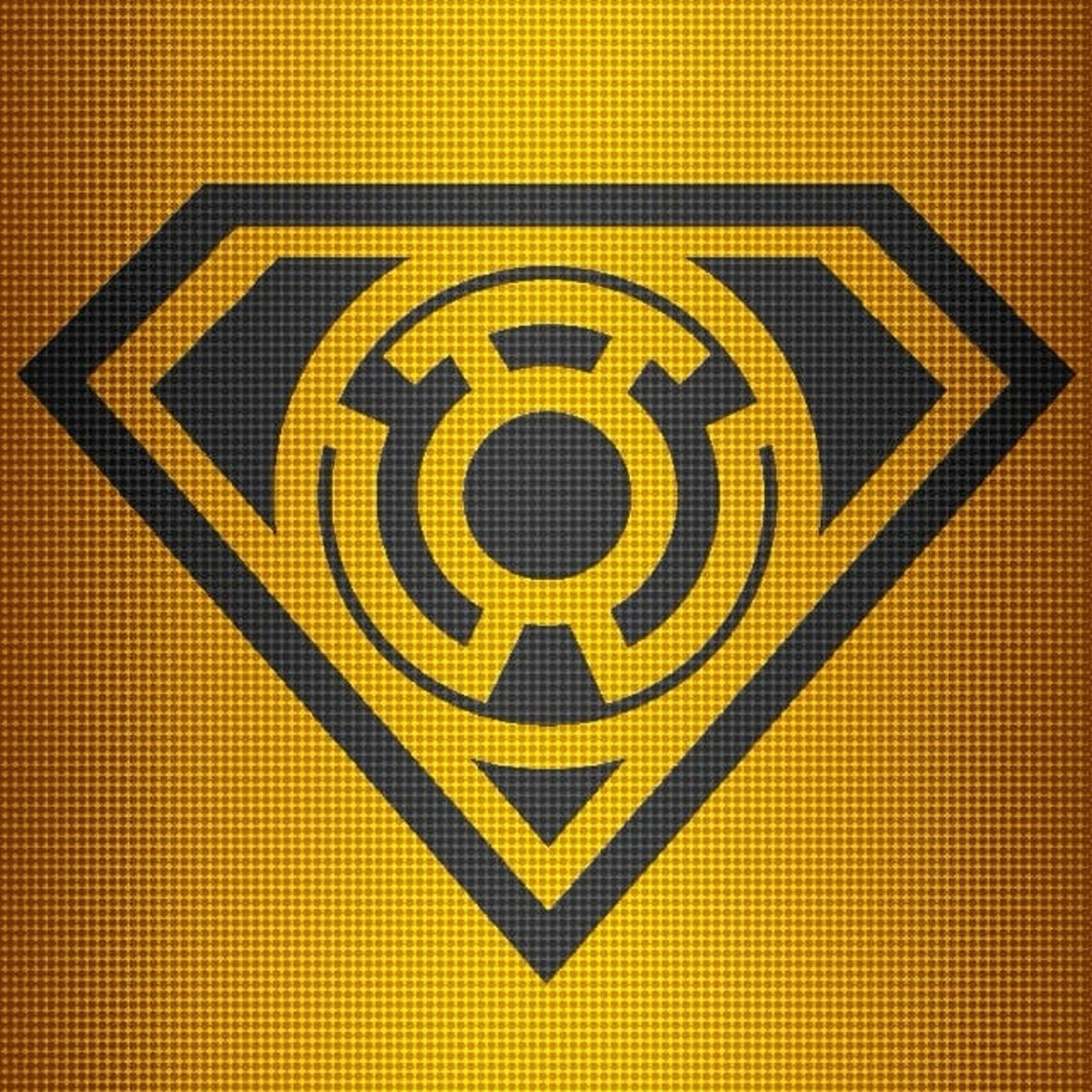 Yellow Lantern Superman Minifigure - Custom Detective Collection Minifig