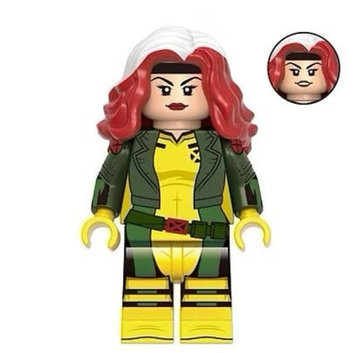 Rogue Minifigure - X-men ‘97 | - Anna Marie LeBeau - Custom Marvel Minifig