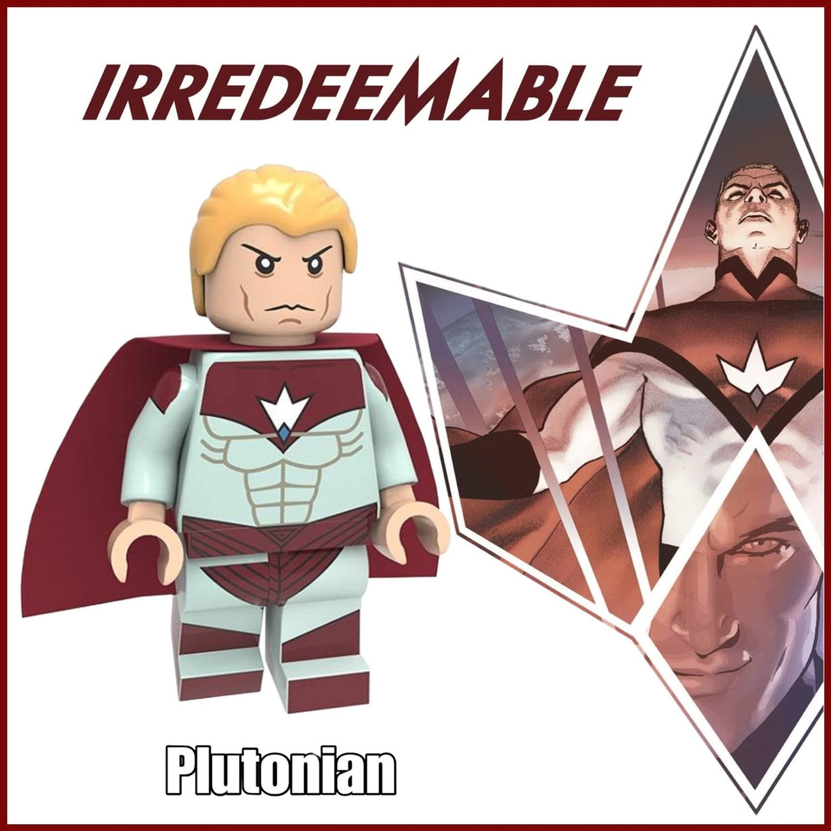 Plutonian Minifigure - Irredeemable - Custom Detective Collection Minifig
