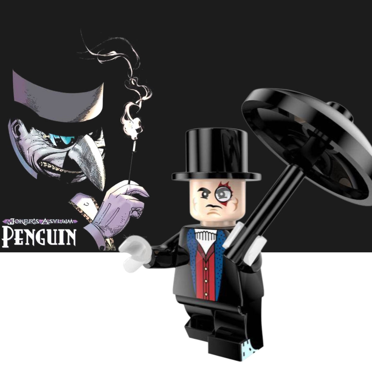 The Penguin Minifigure - Oswald Cobblepot | Batman | Custom Detective Collection Minifig