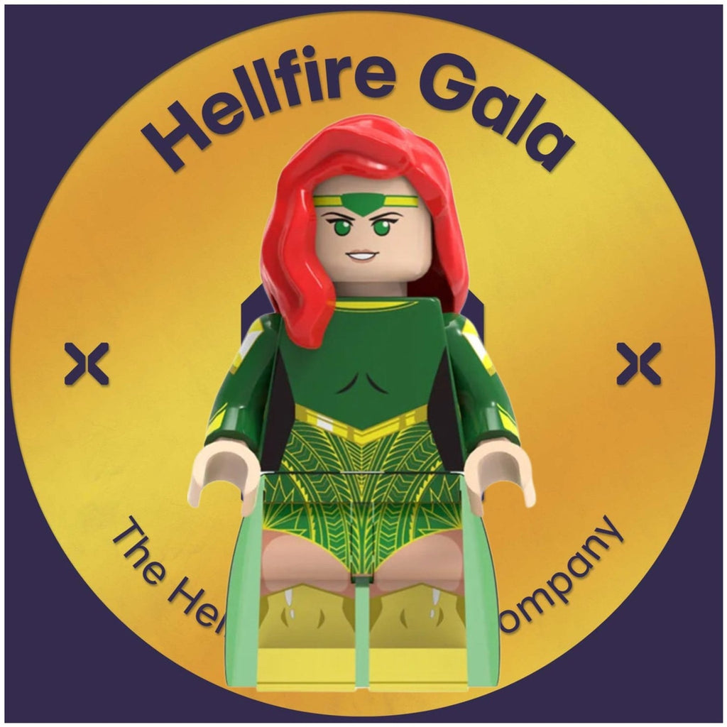 Hellfire Gala Jean Grey Minifigure - X-men - Custom Marvel Minifig