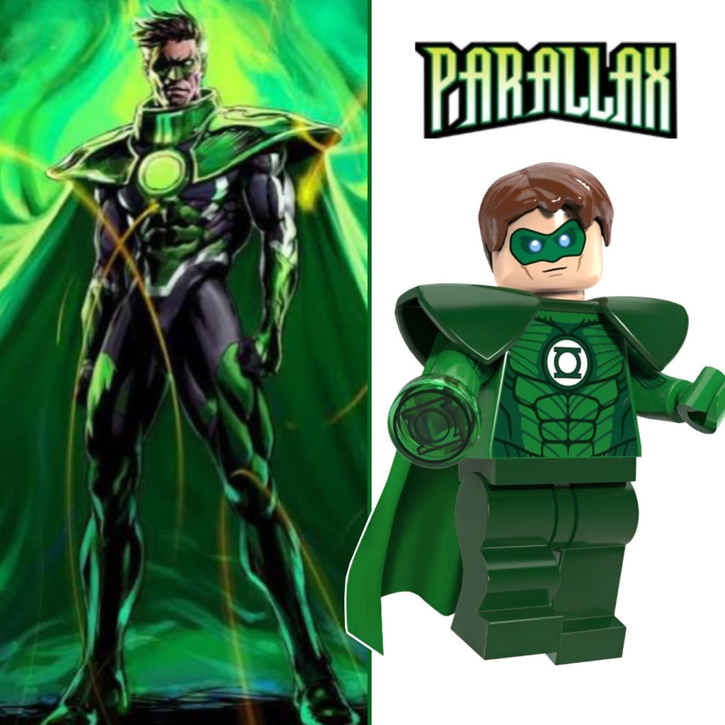 Green Lantern Parallax Minifigure - Hal Jordan | Lego Compatible | Custom Detective Collection