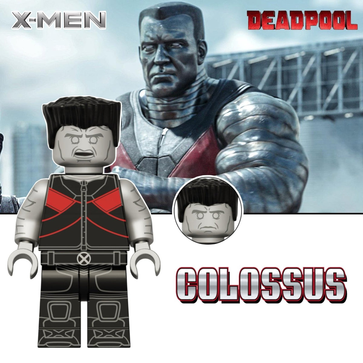Colossus BigFig - Piotr Nikolaievitch Rasputin | Deadpool | X-men Custom Minifig