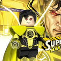 Yellow Lantern Superman Minifigure - Custom Detective Collection Minifig