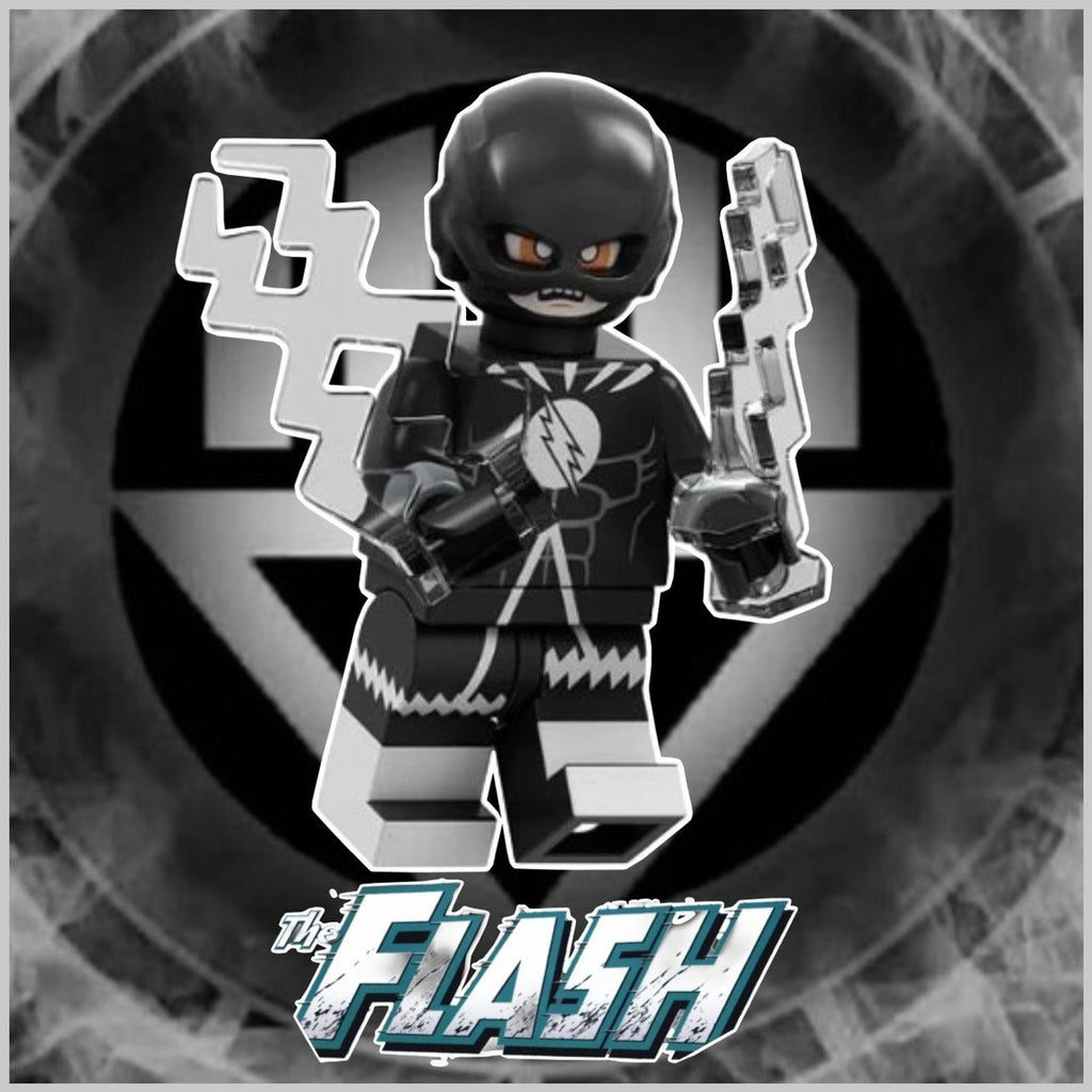 Black Lantern Flash Minifigure - Barry Allen | Blackest Night-Custom Detective Collection Minifig