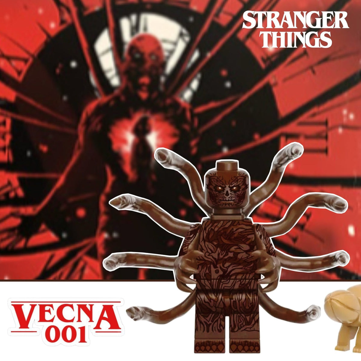 Vecna Minifigure - Henry Creel | Hawkins Residents | Netflix | Custom Minifig