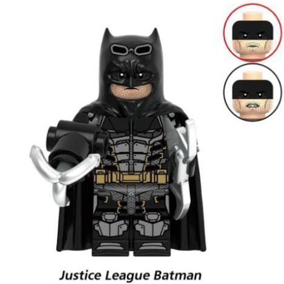 Justice League Batman Minifigure - Bruce Wayne | Ben Affleck | DCEU |Custom Minifig