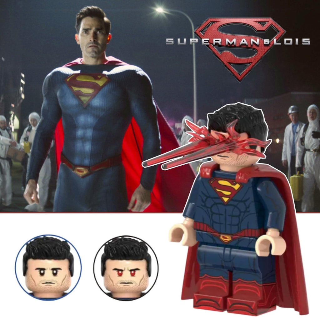 Tyler Superman Minifigure - Superman & Lois | CW Arrowverse | Custom Detective Collection Minifig